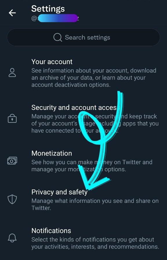 twitter privacy and settings